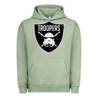 Pigment Oil Green troopers Urban Hoodie - artisFamous