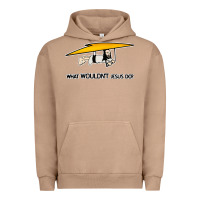 Pigment Burro what wouldnt jesus do Urban Hoodie - artisFamous
