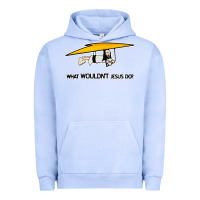 Pigment Grape Ice what wouldnt jesus do Urban Hoodie - artisFamous