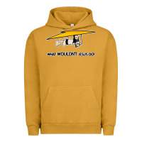 Pigment Peanut Butter what wouldnt jesus do Urban Hoodie - artisFamous