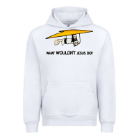 White what wouldnt jesus do Urban Hoodie - artisFamous