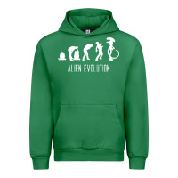 Emerald alien evolution Urban Hoodie - artisFamous