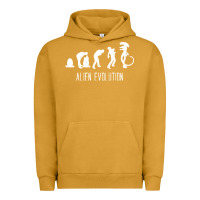 Pigment Peanut Butter alien evolution Urban Hoodie - artisFamous