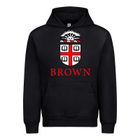 Black brown university Urban Hoodie - artisFamous
