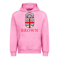 Fuchsia Pink brown university Urban Hoodie - artisFamous