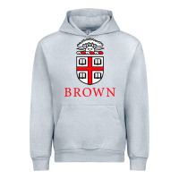 Heather Grey brown university Urban Hoodie - artisFamous