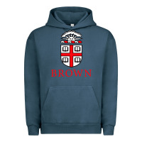 Pigment Midnight Navy brown university Urban Hoodie - artisFamous