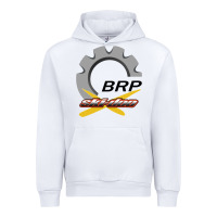 White brp ski doo Urban Hoodie - artisFamous