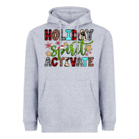 Heather Grey holiday spirit activate Heavyweight Hoodie - JahusDesignShop