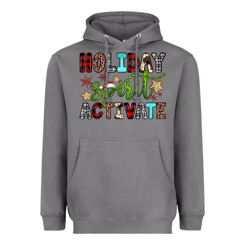 Holiday Spirit Activate Heavyweight Hoodie by JahusDesignShop | Teevron