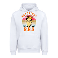 White rbg Urban Hoodie - artisFamous