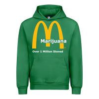 Emerald marijuana over 1 million stoned Urban Hoodie - artisFamous