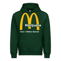 Forest Green marijuana over 1 million stoned Urban Hoodie - artisFamous