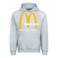 Heather Grey marijuana over 1 million stoned Urban Hoodie - artisFamous