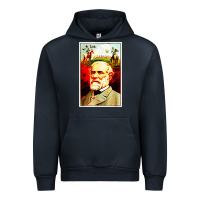 Navy lee Confederate General Urban Hoodie - artisFamous