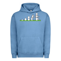 Pigment Pebble Blue lego Urban Hoodie - artisFamous
