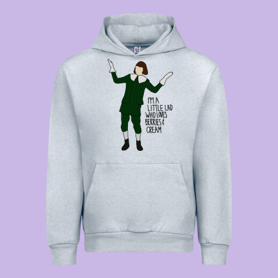 Berries And Cream Urban Hoodie Designed By Artisfamous