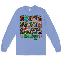 Colony Blue santa santa santa baby Long Sleeve Tee - FaDigitalArtStudio