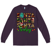 Plum santa santa santa baby Long Sleeve Tee - FaDigitalArtStudio