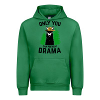 Emerald only you can prevent drama llama Urban Hoodie - artisFamous