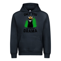 Navy only you can prevent drama llama Urban Hoodie - artisFamous