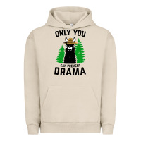 Pigment French Oak only you can prevent drama llama Urban Hoodie - artisFamous