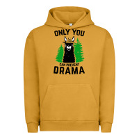 Pigment Peanut Butter only you can prevent drama llama Urban Hoodie - artisFamous
