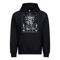Black hecate tarot card triple moon goddess witch wiccan pagan Urban Hoodie - artisFamous