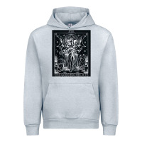 Heather Grey hecate tarot card triple moon goddess witch wiccan pagan Urban Hoodie - artisFamous