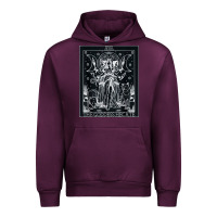 Mauve Wine hecate tarot card triple moon goddess witch wiccan pagan Urban Hoodie - artisFamous