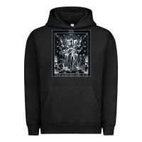 Pigment Black hecate tarot card triple moon goddess witch wiccan pagan Urban Hoodie - artisFamous