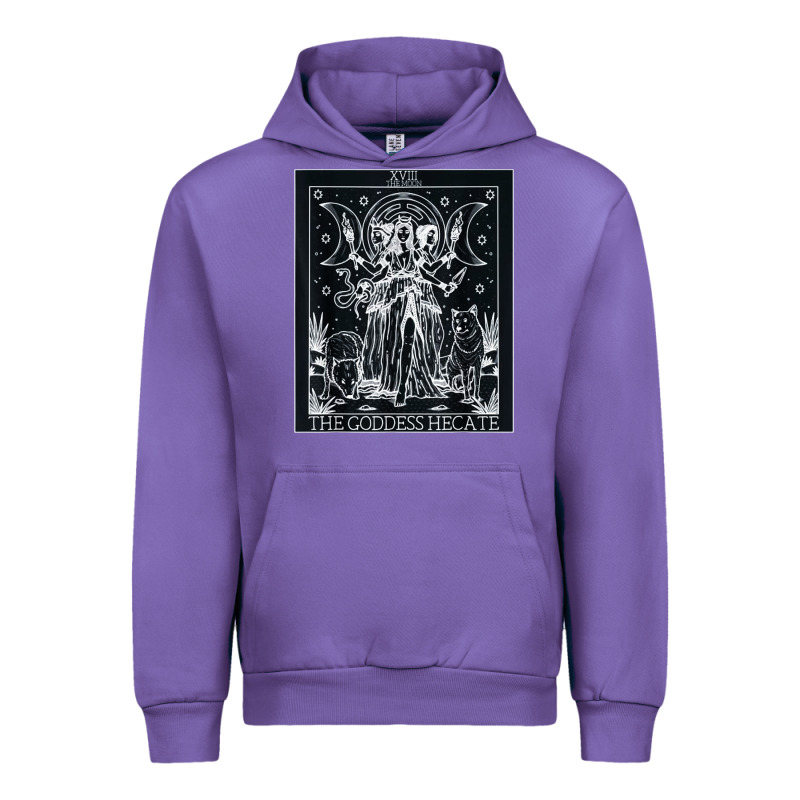Hecate Tarot Card Triple Moon Goddess Witch Wiccan Pagan Urban Hoodie by artisFamous | Teevron