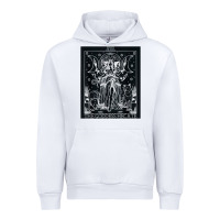 White hecate tarot card triple moon goddess witch wiccan pagan Urban Hoodie - artisFamous