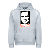 Heather Grey norm macdonald Urban Hoodie - artisFamous