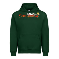 Forest Green Dennis the Menace funny cartoon movie Urban Hoodie - artisFamous