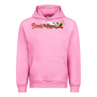 Fuchsia Pink Dennis the Menace funny cartoon movie Urban Hoodie - artisFamous