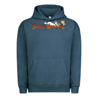 Pigment Midnight Navy Dennis the Menace funny cartoon movie Urban Hoodie - artisFamous