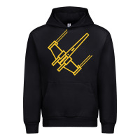 Black x wing starfighter Urban Hoodie - artisFamous