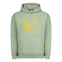 Pigment Oil Green x wing starfighter Urban Hoodie - artisFamous