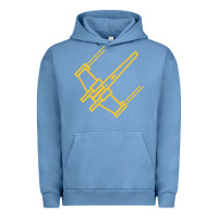 Pigment Pebble Blue x wing starfighter Urban Hoodie - artisFamous