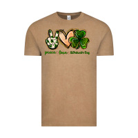 Vintage Coffee peace love st.patrick's day Vintage Tee - Jasminsmagicworld