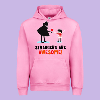 Strangers Are Awesome Urban Hoodie Designed By Artisfamous