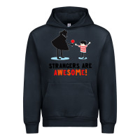 Navy strangers are awesome Urban Hoodie - artisFamous