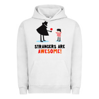 Pigment Lunar Rock strangers are awesome Urban Hoodie - artisFamous