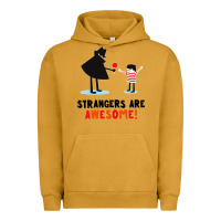 Pigment Peanut Butter strangers are awesome Urban Hoodie - artisFamous