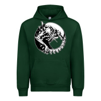Forest Green xenomorph Urban Hoodie - artisFamous