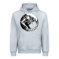 Heather Grey xenomorph Urban Hoodie - artisFamous