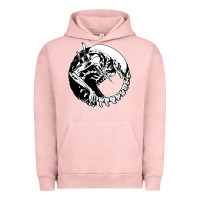 Pigment Salmon xenomorph Urban Hoodie - artisFamous