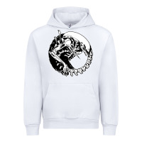 White xenomorph Urban Hoodie - artisFamous