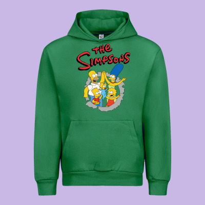 The Simpsons Funny Family Urban Hoodie Designed By Artisfamous